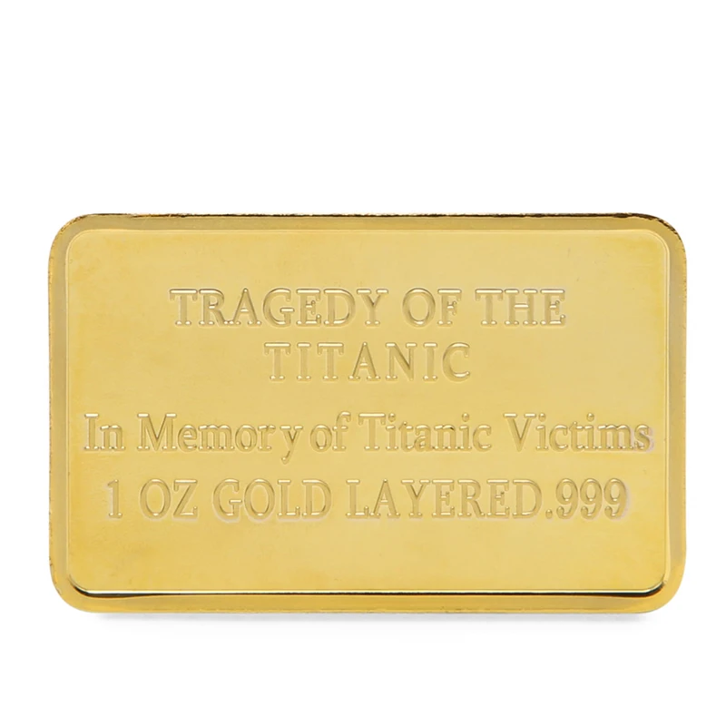 OOTDTY Коллекционная монета из Титаника 1912 позолоченный набор памятных монет сувенир