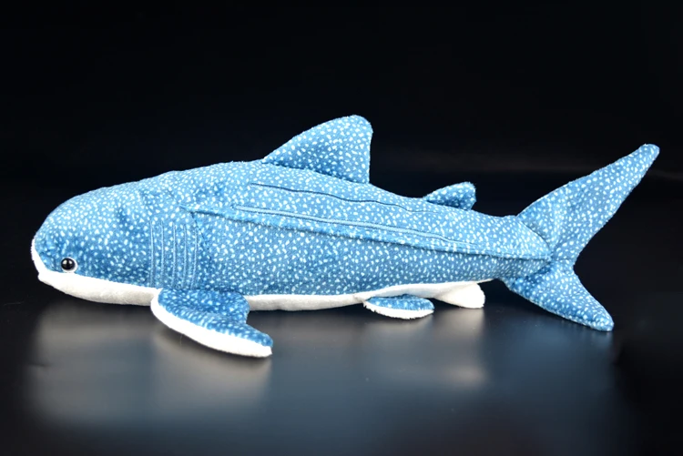 1pc 35cm simulation shark New Arrival Stuffed Ocean Animal Realistic Fish Lifelike Plush Toy Soft Toy Whale shark