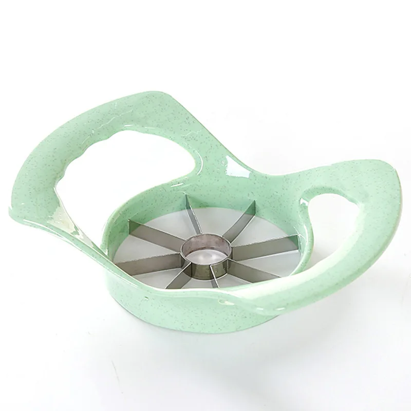 Multifunctional Wheat Straw Stainless Steel Fruit Cutting Splitter Apple Slicer To Remove Fruit Corer Tool Cut Artifact fruit slicer food slicer apple slicer apple cutter