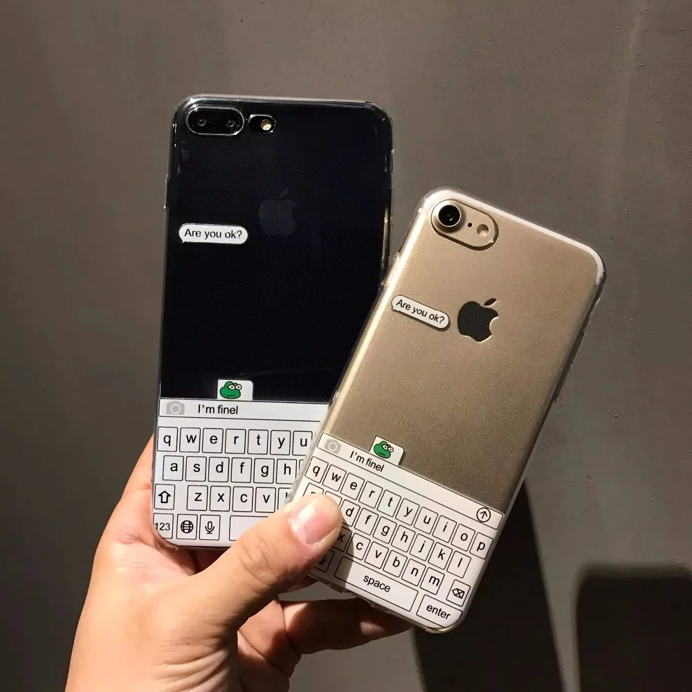Keindahan kabur Untuk Iphone 7 KASUS New Fashion 