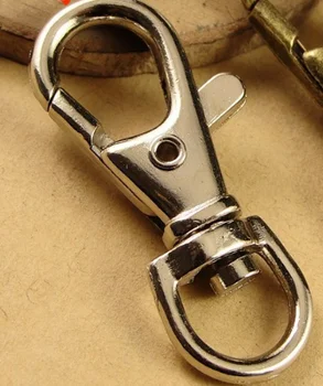 

40pcs Fashion Lobster buckle Connector Keychain 40*16MM antique silver bronze bag Handmade earring bracelet necklace anklet