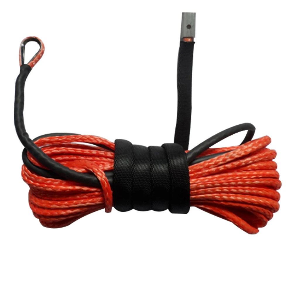 15 m حبل رفع هوك المهنية مع كابل محمي سيارة الاصطناعية دائم سحب خط غسل صيانة عالية قوة سلسلة