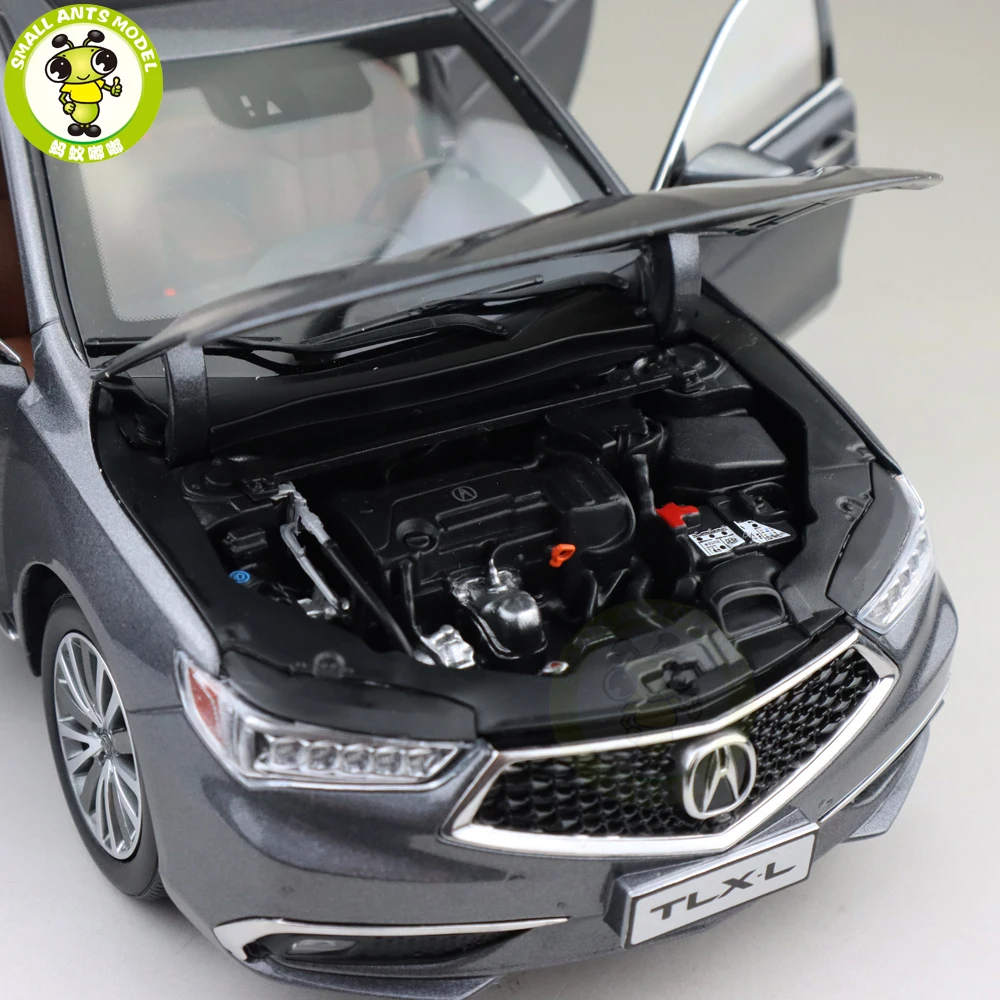 1/18 ACURA TLX L TLX-L литая под давлением Металлическая Модель автомобиля игрушки для детей мальчик девочка подарок коллекция хобби серый