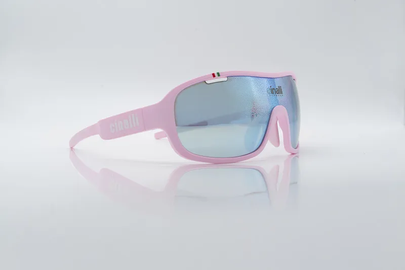 Pink Нага сирена CINALLI C-068 Велосипеды очки наружные спортивные очки для защиты TR90 очки для велоспорта рамки с поляризованными линзами - Цвет: Pink