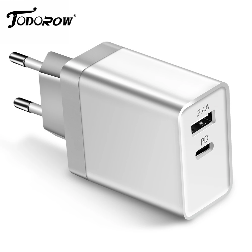USB PD Type-C Wall Charger Power Adapter with Delivery for Apple MacBook/iPhone X/8 Plus Xiaomi USB-C | Мобильные телефоны и