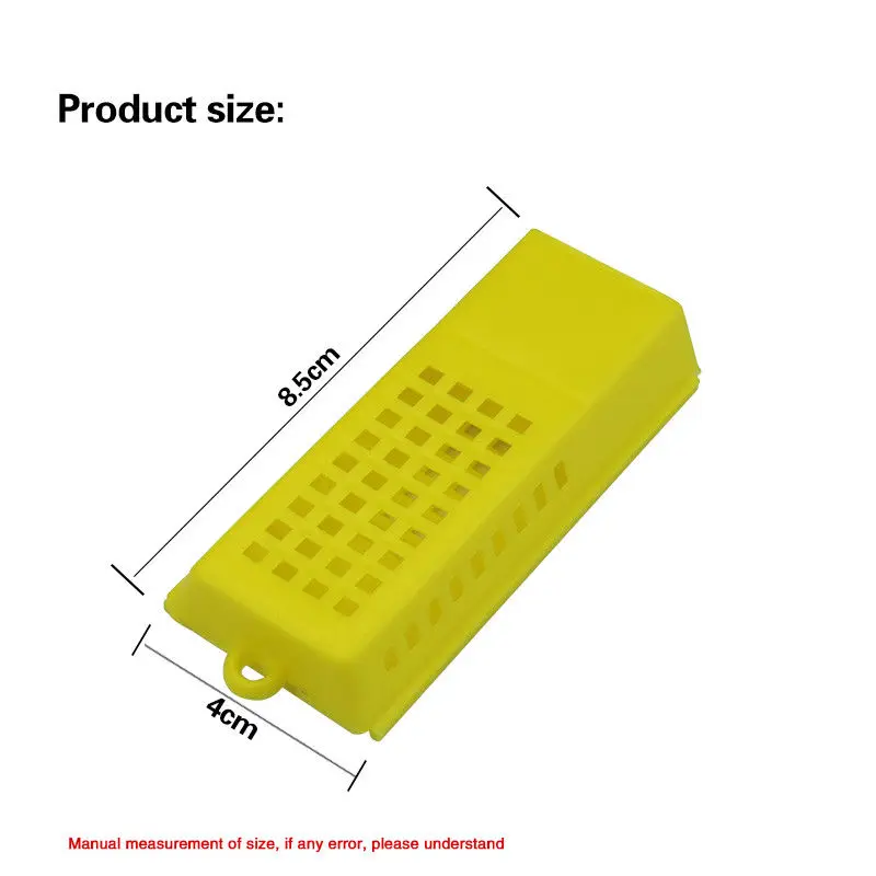 30 шт улей маточная Клеточка желтый цвет королевская клетка пленные пчела транспорт дом для продажи