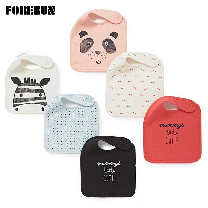 Button Style Baby Boy Bibs Velvet Animal Panda Zebra Baby Slabbers 100