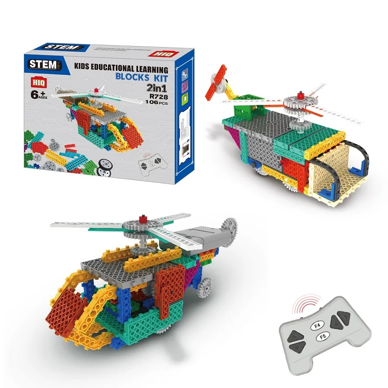 

DIY Robot Kit Building Blocks Toys Emote Control Robot Rc Blocks Technic STEM Education Toys Children Creative Toys Kids Gifts