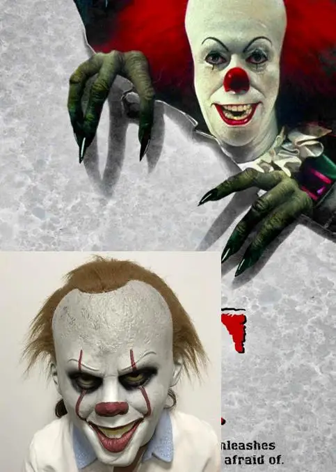 

Stephen King's It Pennywise Cosplay Mask Clown Cos Masque Party Latex Head Cover Halloween Cosplay Costumes Carnival disguisment