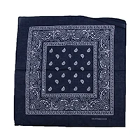 navyblue 1 шт. Новинка хлопок хип-хоп банданы для мужчин и женщин повязка платок на голову браслет винтажное карманное полотенце - Цвет: navyblue