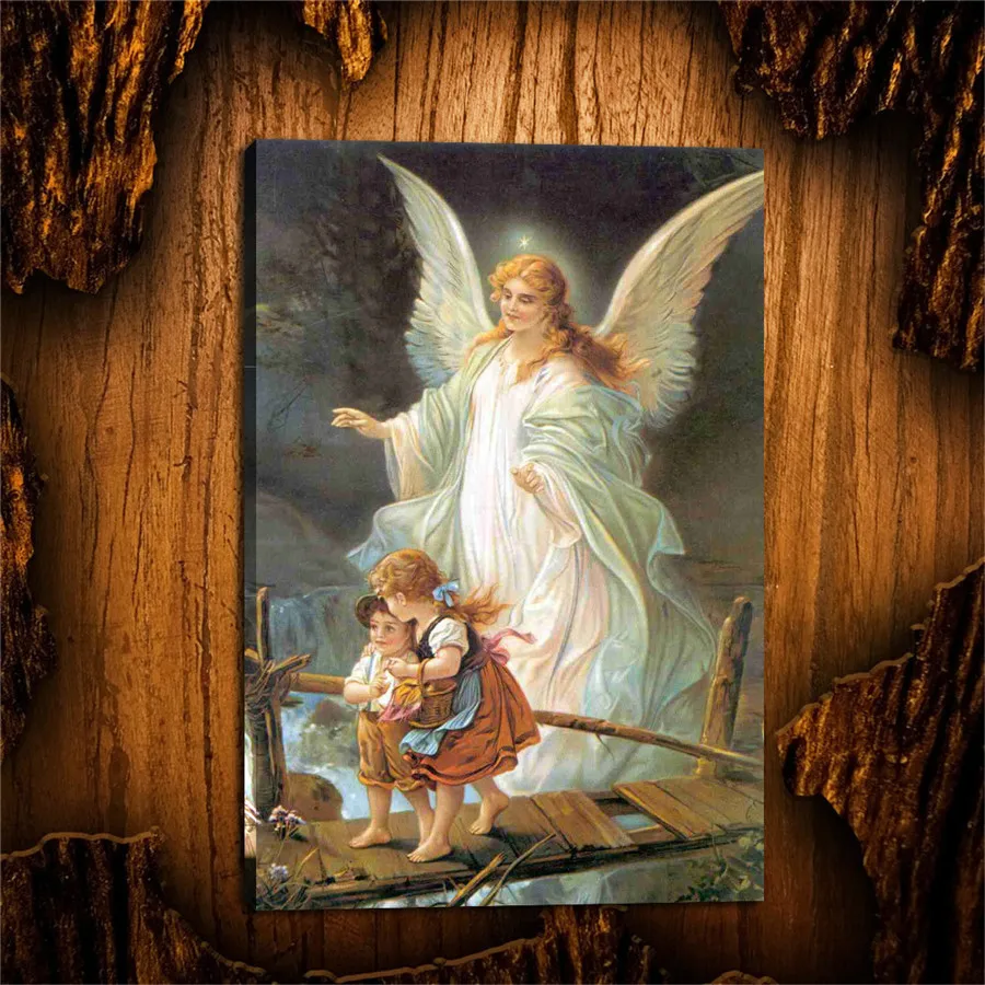 Картина на холсте Angel De Mi Guarda домашний декор для гостиной Современная роспись