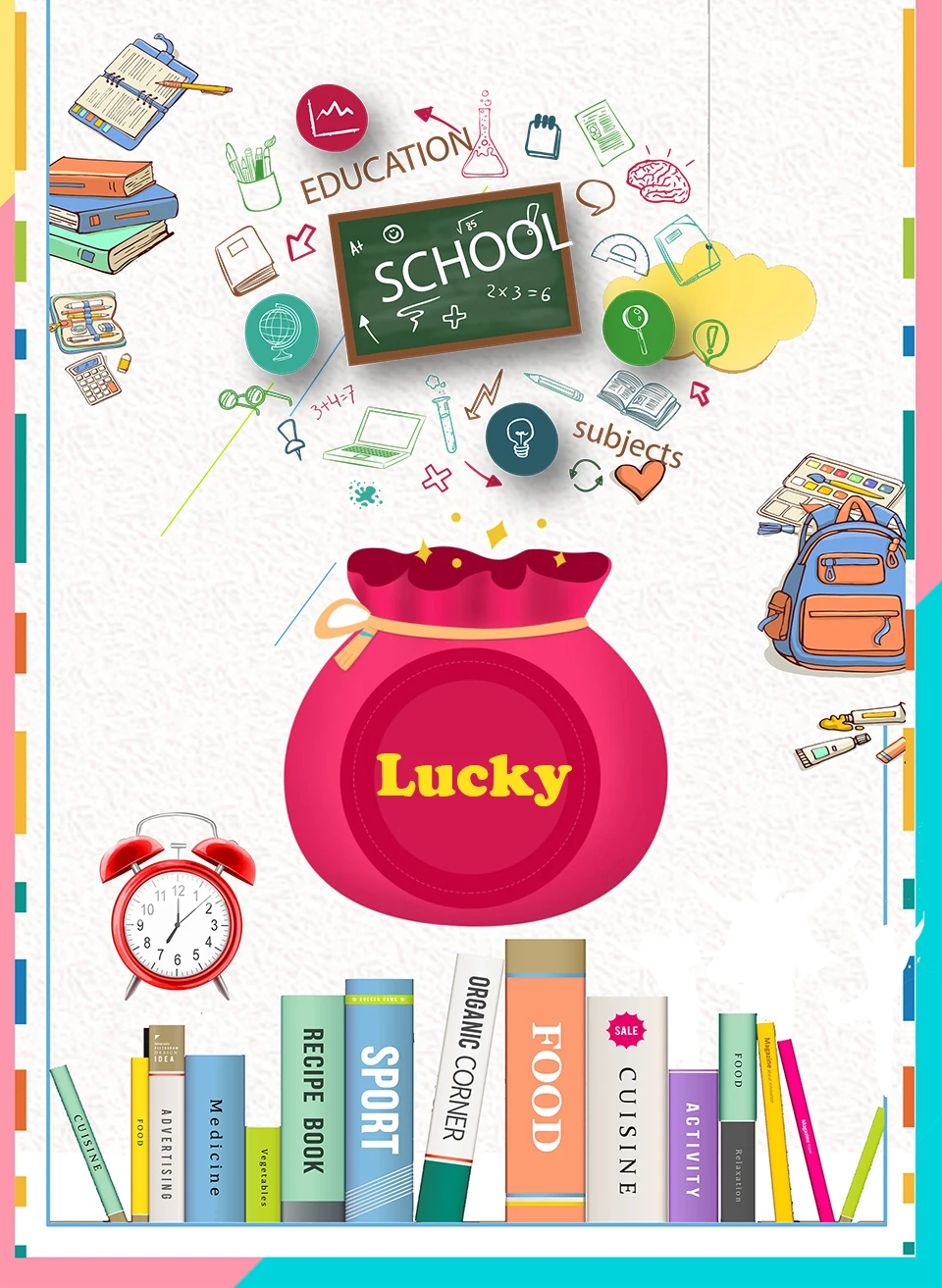 Deli lucky bag милые случайные 3 шт гелевые ручки для школы, офиса, канцелярские принадлежности, красные, синие, черные чернила для студентов, ручки для письма