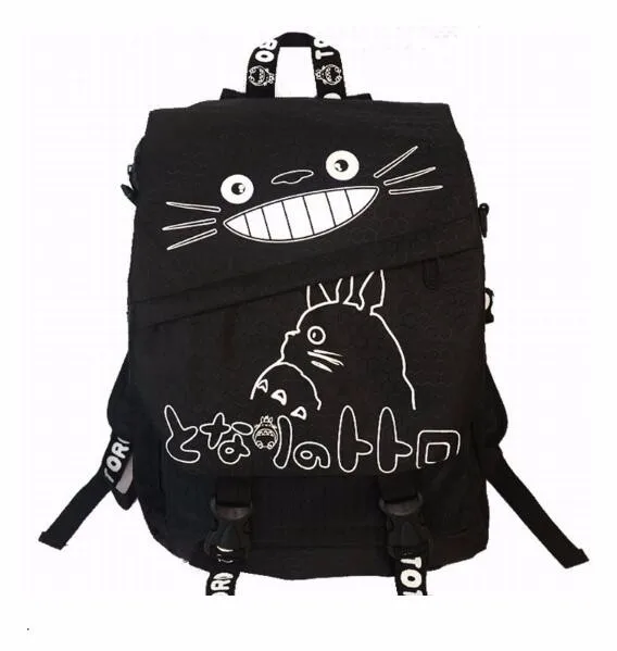Хаяо Миядзаки Тоторо сумка аниме рюкзак школьные сумки Оксфорд мультфильм книжная сумка подростков Мой сосед Тоторо с принтом
