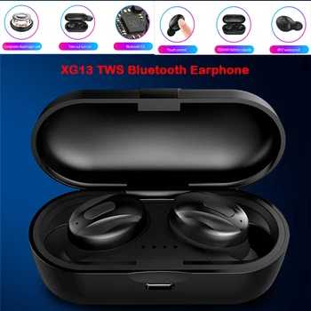 

XG13 Mini TWS 5.0 Bluetooth Headphone Stereo Wireless Earphone Earbuds Sports Handsfree Headsets Gaming Headset with Microphone