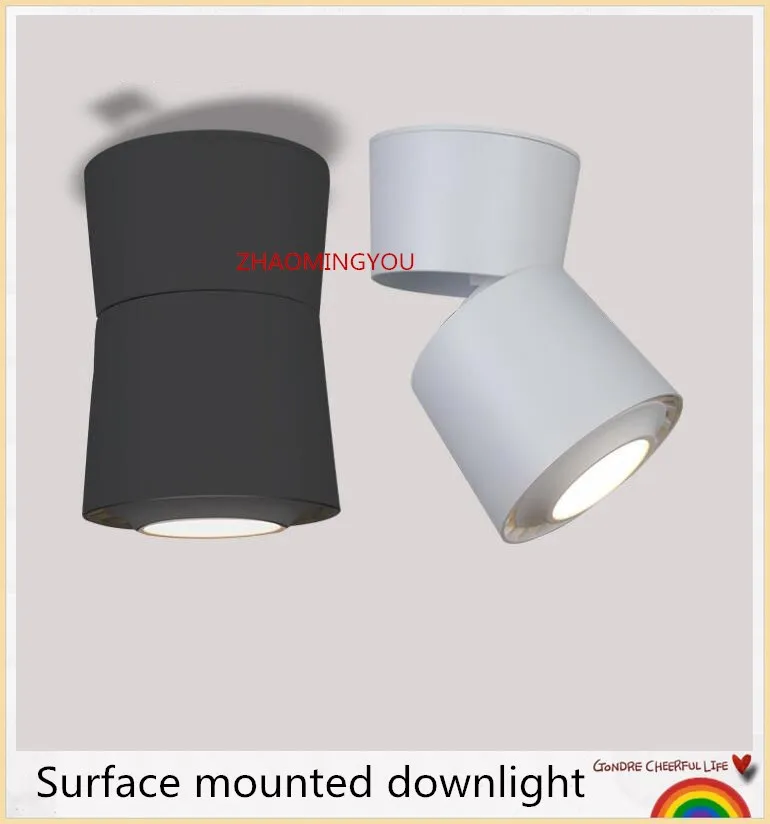 

YOU Surface Mounted Folding COB LED Downlights 6W 9W 12W 20W 25W LED Ceiling Lamps Spot Light 360 Degree Rotation LED Downlights