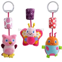 sozzy Baby soft Toys bed car Hanging Ring Bell Rattle toy