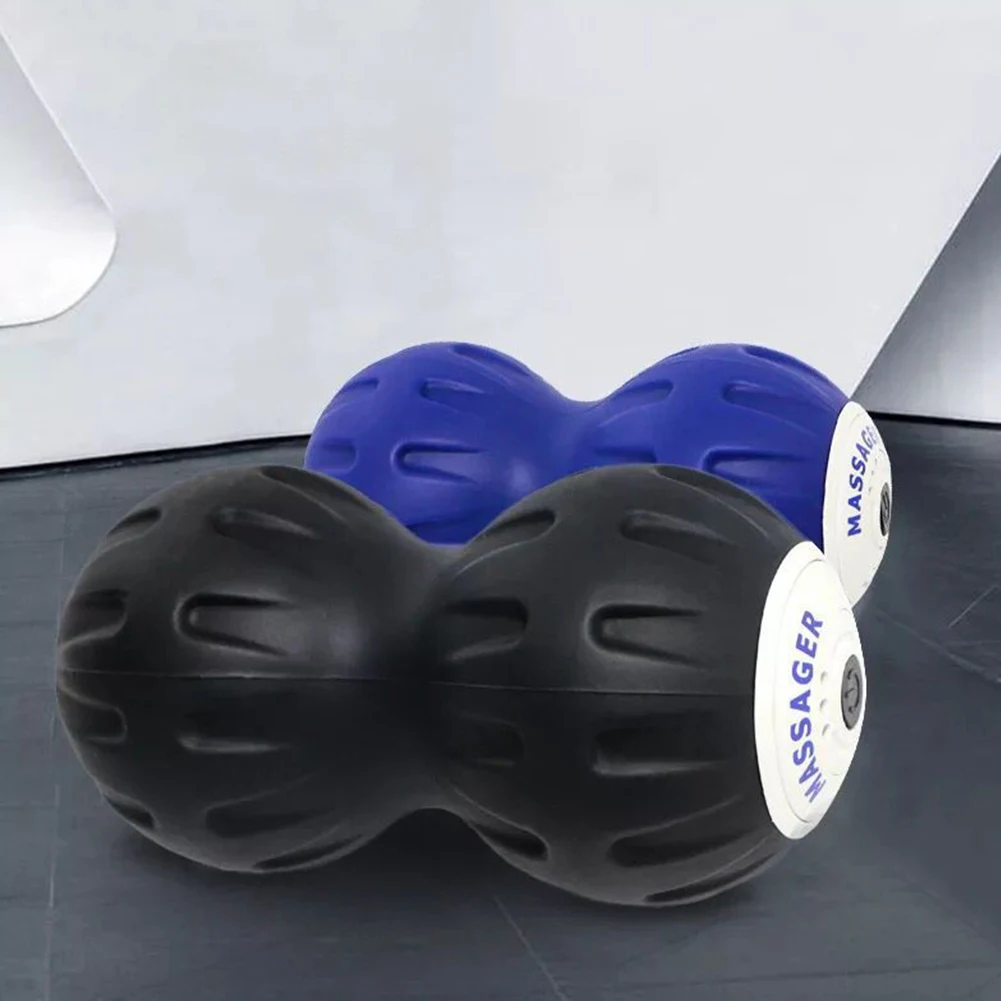 Мышечный Релакс шеи ролик для похудения тела тренировка в форме арахиса вибрирует Электрический Фитнес Йога массажный мяч