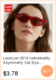LeonLion, зеркальные солнцезащитные очки Cateye, женские винтажные металлические светоотражающие очки, фирменный дизайн, Lunette De Soleil Femme