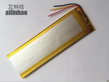 

ailinhao Universal Battery Pack for 7" Irbis TX17 TX57 3G Freelander 3GS PX1 PX2 3G Tablet Replacement 3Cables Inner Polymer