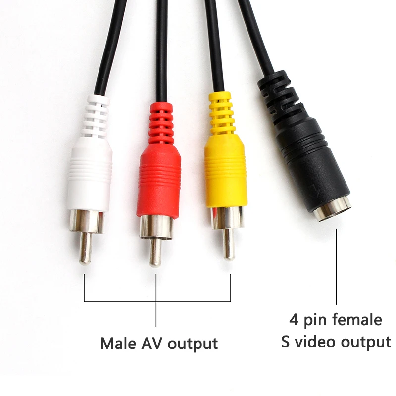 Адаптер Wiistar HDMI штекер AV CVBS S для видеоконвертера 1080P в композитный 3RCA адаптер