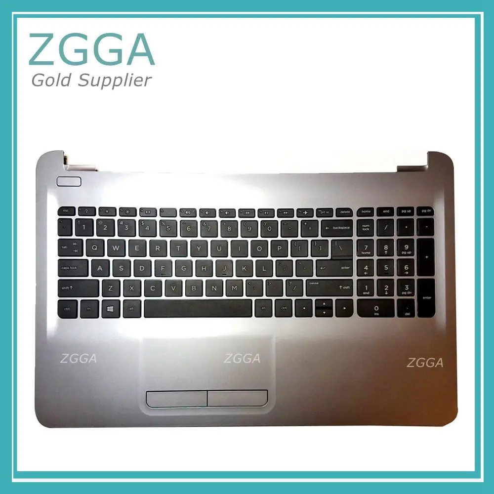 

855022-001 Upper Case Laptop Full Keyboard Palmrest With Touchpad AP1O2000321 For HP 15-AY 15-BA Series 250 G5 Black 855027-001
