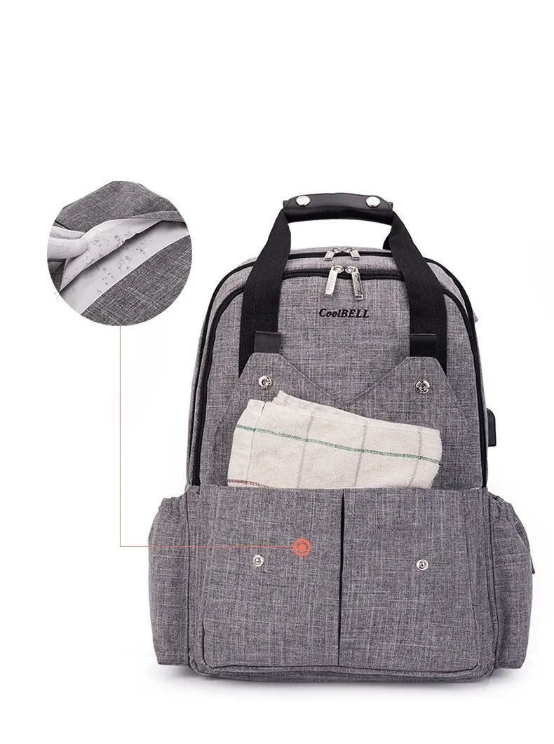 Дизайнерский подгузник сумка для пеленания для папы большой емкости рюкзак для путешествий многофункциональная Мумия сумка для кормления