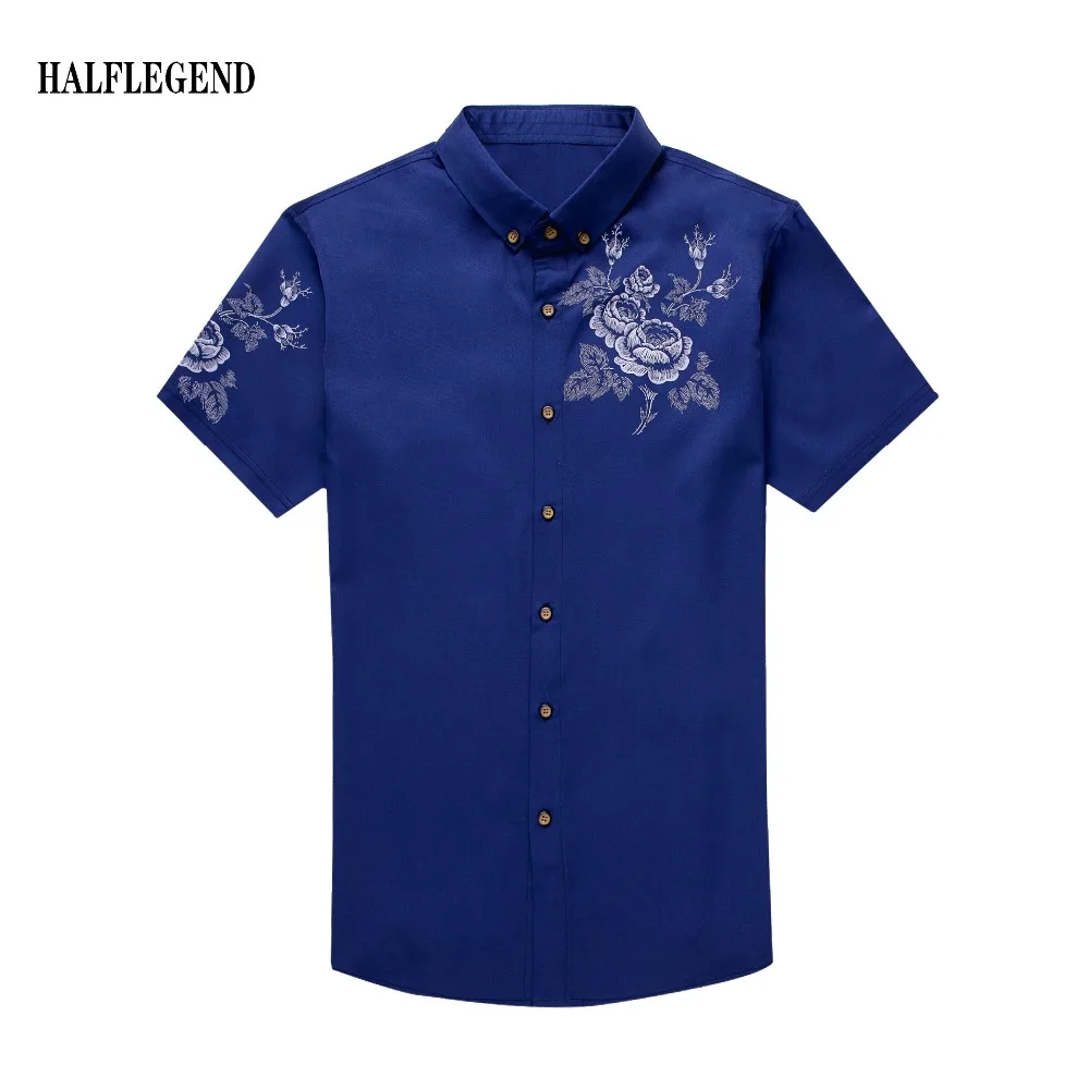 Summer Dress Shirts 2017 New Formal Clothes Man's High Quality Design Shirt Short Sleeves New