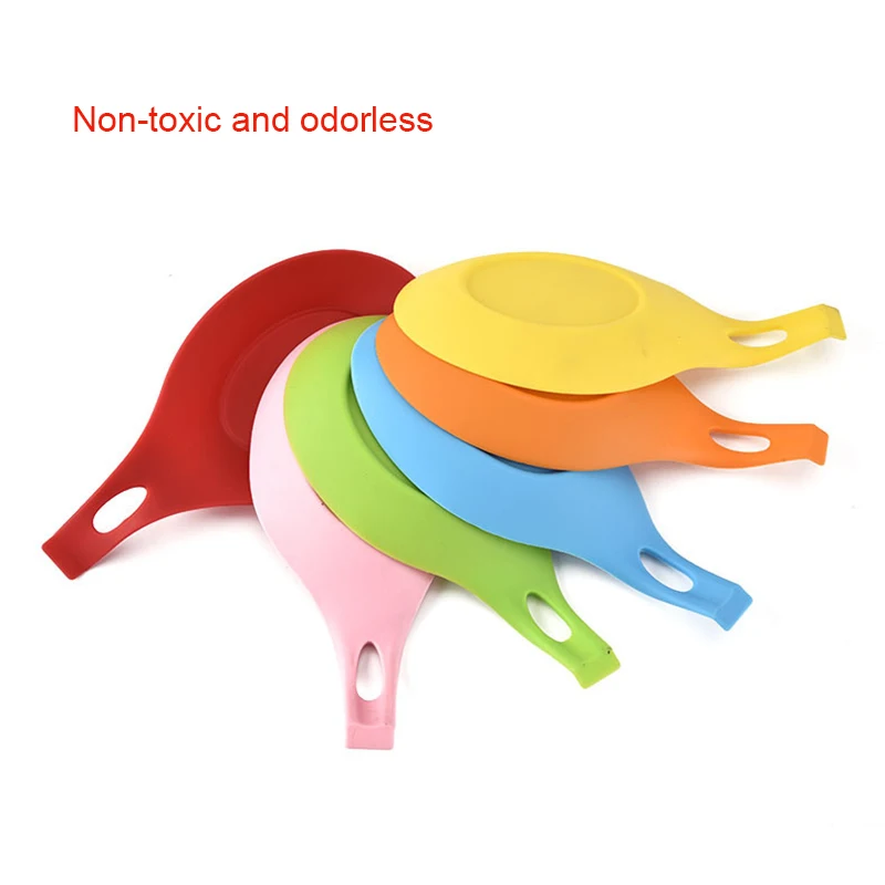 

Silicone Spoon Mat Holder Pad Heat Resistant Placemat Eggbeater Accessory For Kitchen J2Y
