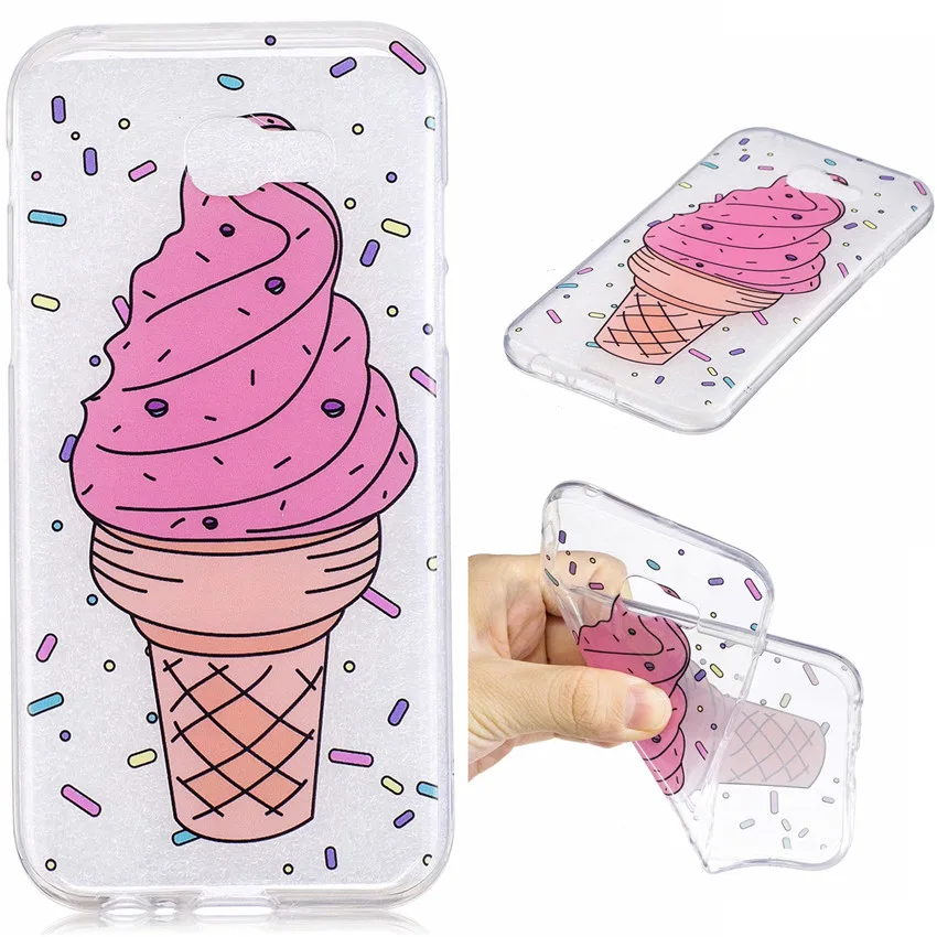 Soft TPU Painting Cover Case for Samsung Galaxy A3 2017 A320 Cases Silicone Back For Phone |