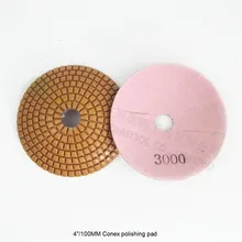 Best Price SHDIATOOL 2pcs 4" #3000 bowl shaped wet diamond polishing pads for marble granite ceramic Diameter 100mm convex sanding disc Best Price SHDIATOOL 2pcs 4" #3000 bowl shaped wet diamond polishing pads for marble granite ceramic Diameter 100mm convex sanding disc