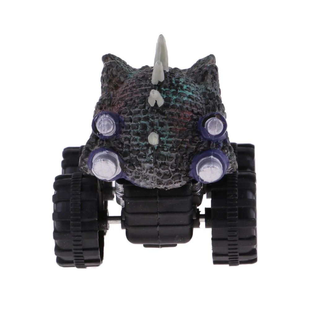 Simulation Mini Dinosaur Car Model Pull Back Car Toys Children's Day Gift for Kids Boys Baby