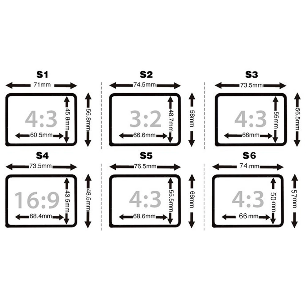 GGS Swivi S3 S4 S5 S6 все серии Складная видоискатель 3X для 3:2 4:3 16:9 соотношение 3,0 "3,2" экран DSLR микро Камера с доской