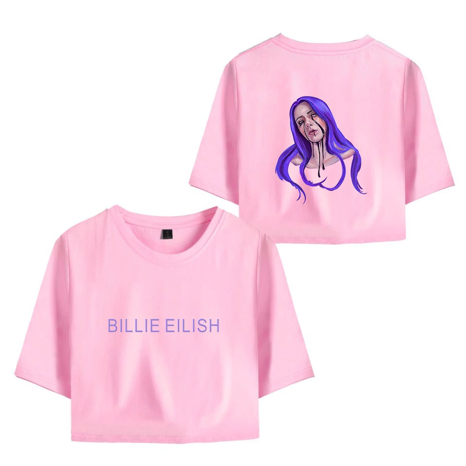 Pride Billie Eilish модный топ с принтом, популярные повседневные летние женские футболки с коротким рукавом и круглым вырезом