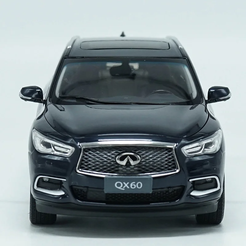 Новинка 2017 1:18 Infiniti QX60 синяя модель автомобиля из сплава Литые металлические