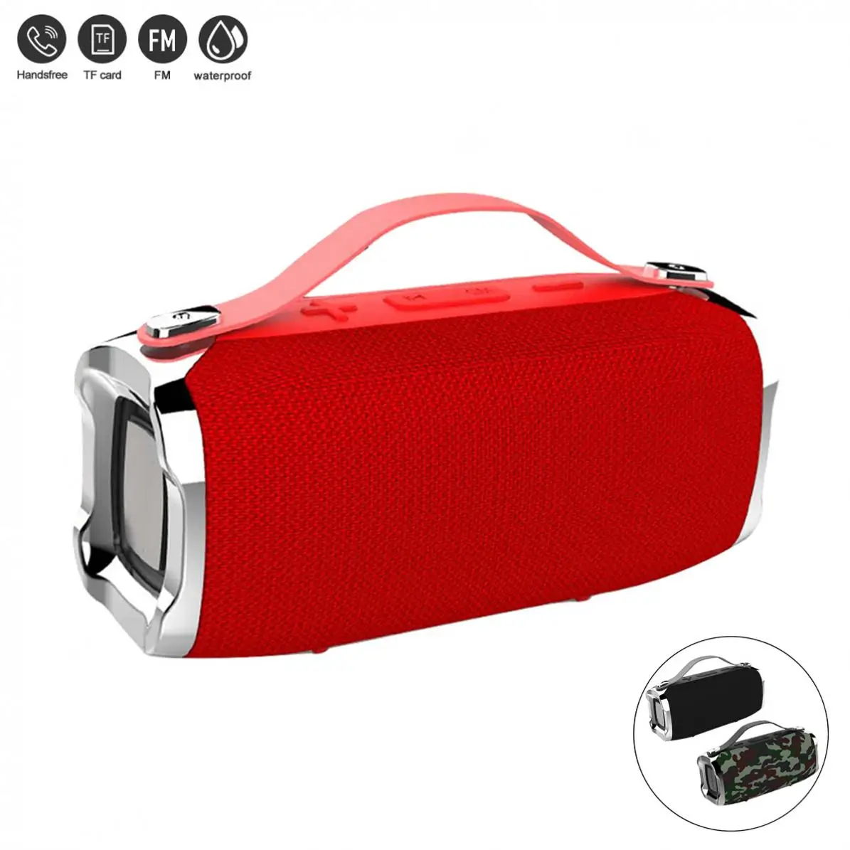 

H36 Mini Bluetooth Speaker Outdoor Portable Waterproof Small Wireless Loudspeaker HIFI Bass Sound 3D Stereo Music TF