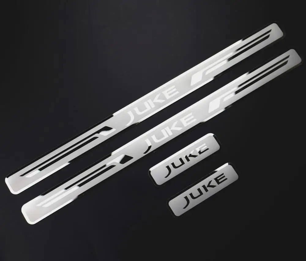 

New JUKE Stainless Steel Door Sills Scuff Plate for NISSAN JUKE 2010-2020 Dual Tone Door sills