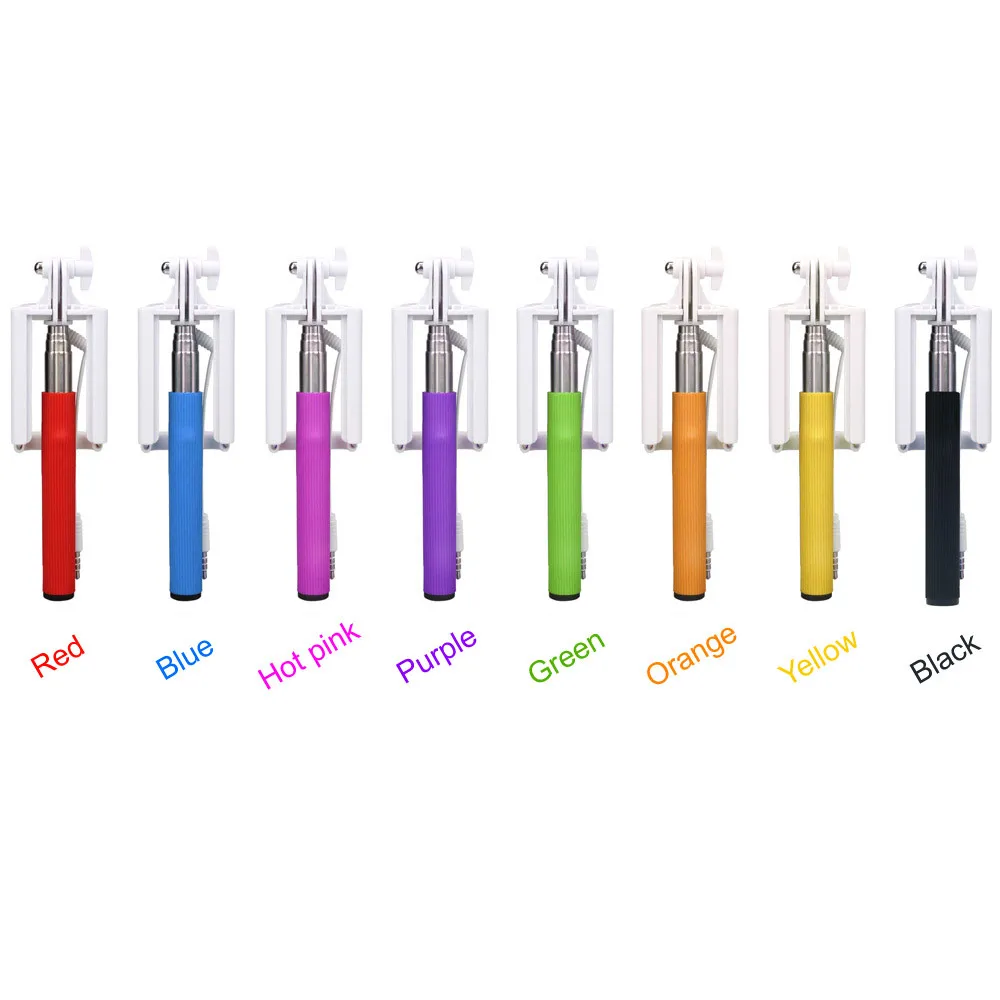 

Mini Extendable Handheld Fold Self-portrait Stick Holder Monopod Universal Smartphone Retractable Selfie Stick селфи палка
