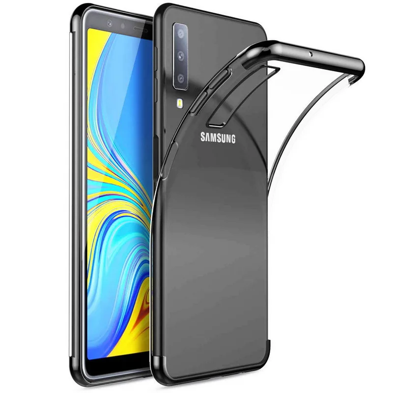 1-Slim-Plating-Transparent-Phone-Case-For-Samsung-A50 A30 A10 (19)