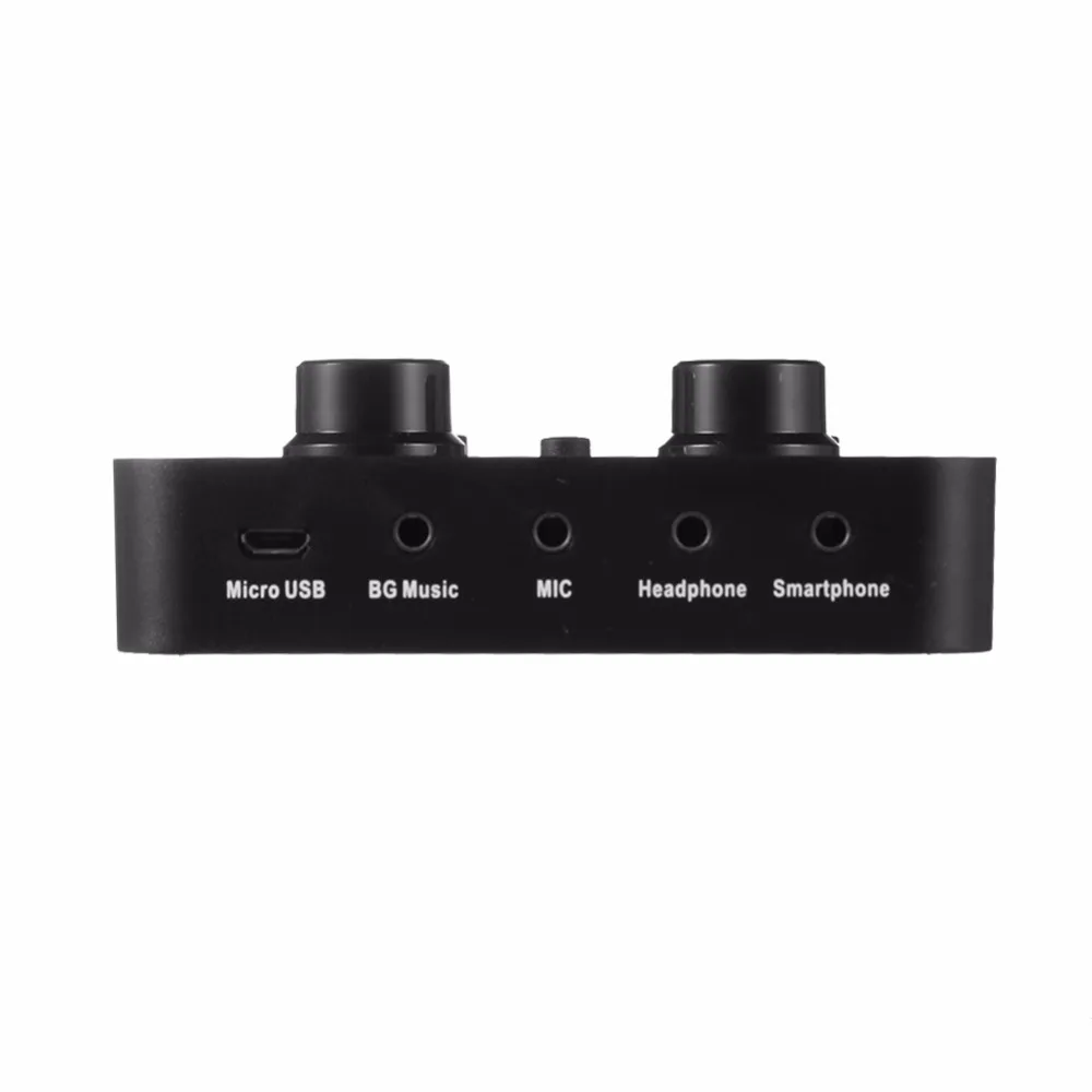 2019X7 الصوت USB ميكروفون سماعة الرأس البث الشبكي الشخصية الترفيه غاسل لايف كارت الصوت للهاتف الكمبيوتر PC