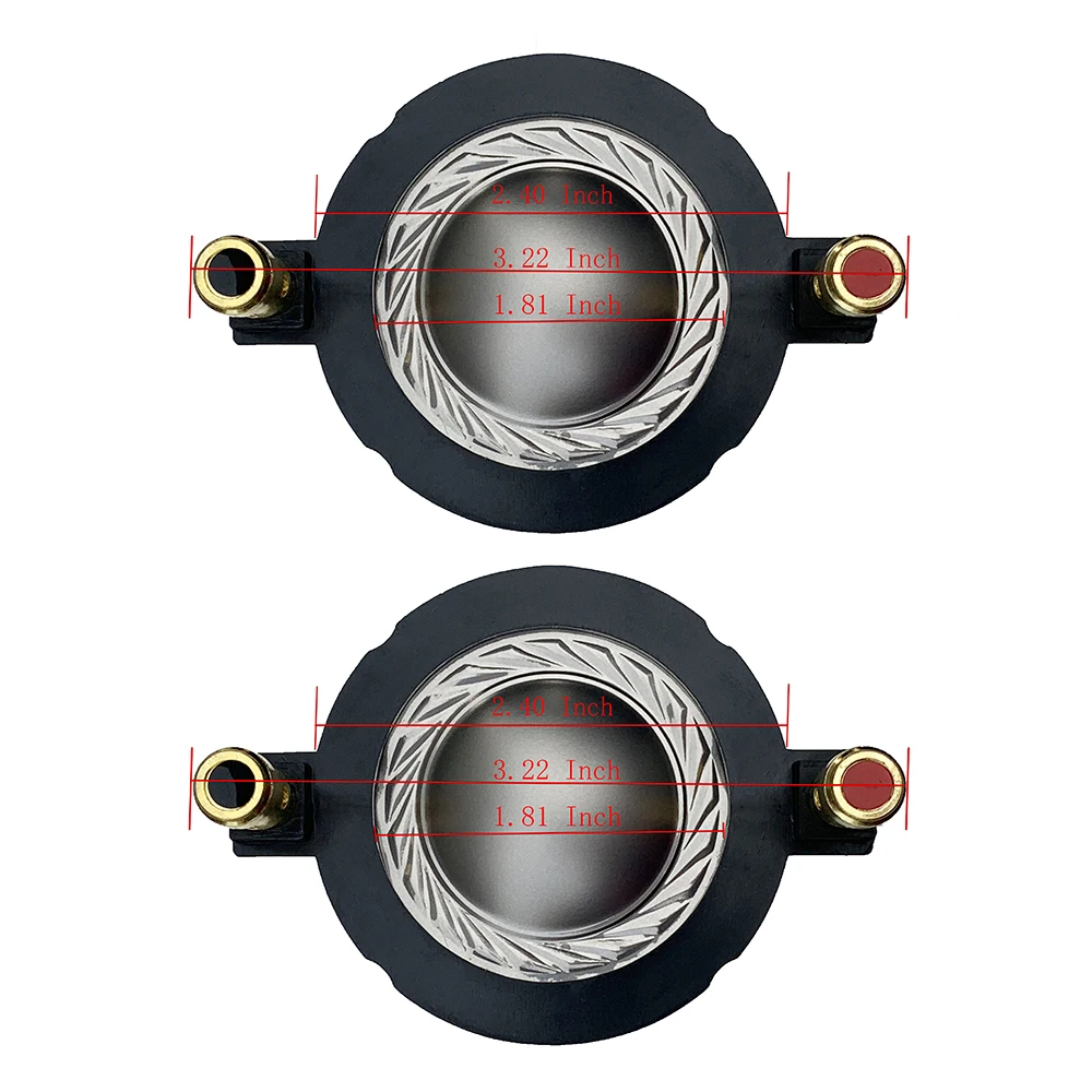 

STARAUDIO Dual 1.35" 34MM Driver Tweeter Replacement Diaphragms PA Karaoke DJ Speaker Diaphragms Titanium Compression SDP-34MM