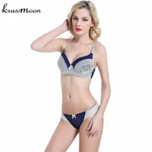 Sexy Lingerie Lace Bra Set Luxurious Embroidery Push Up Bra 3 Color Size A/B/C Plus Size Brand Designer Bra Panty Set BS20