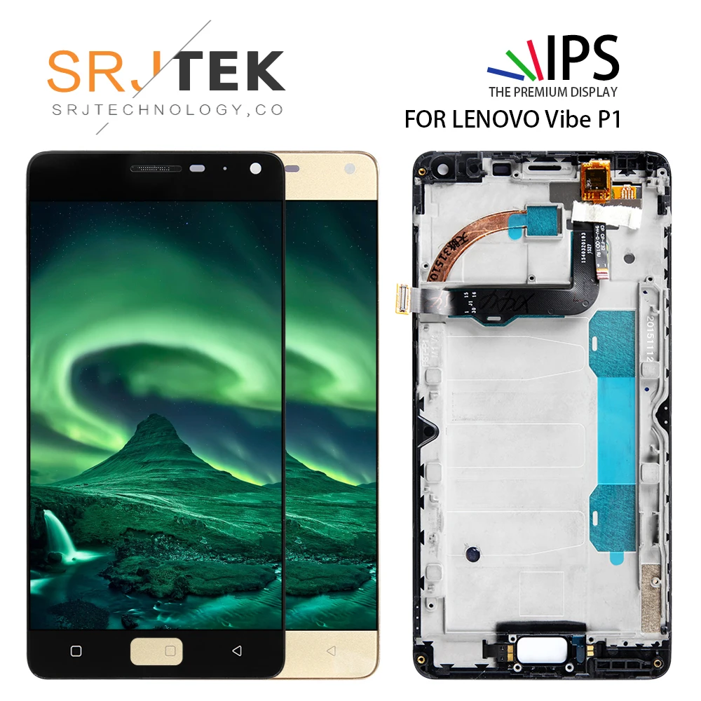 

5.5 inch For Lenovo Vibe P1 LCD Display Touch Digitizer Screen Assembly With Frame For Lenovo Vibe P1 P1c72 P1a42 p1c58