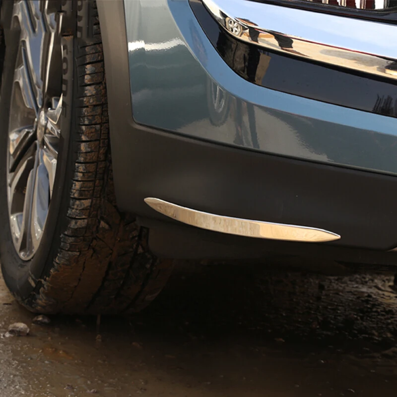 Защита углов переднего бампера из нержавеющей стали для Hyundai Tucson 2015 2018