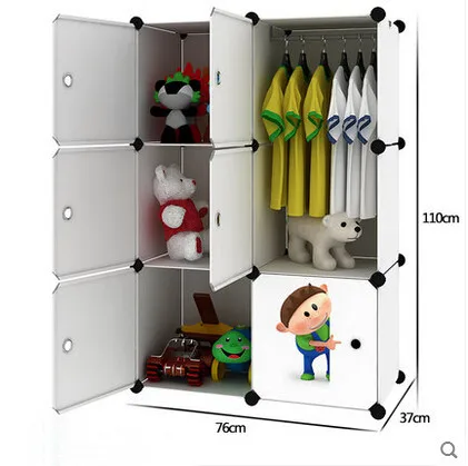 

Simple children's baby wardrobe lockers finishing cabinet baby clothes children plastic drawer storage cabinets wardrobe