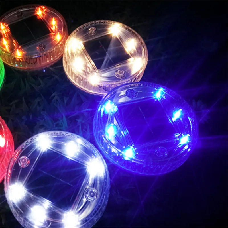 

LED Solar Panel Floating Pool Lawn Lights Waterproof Garden Pond Buried Lamp Strong Compression Landscape Path Street Decoration