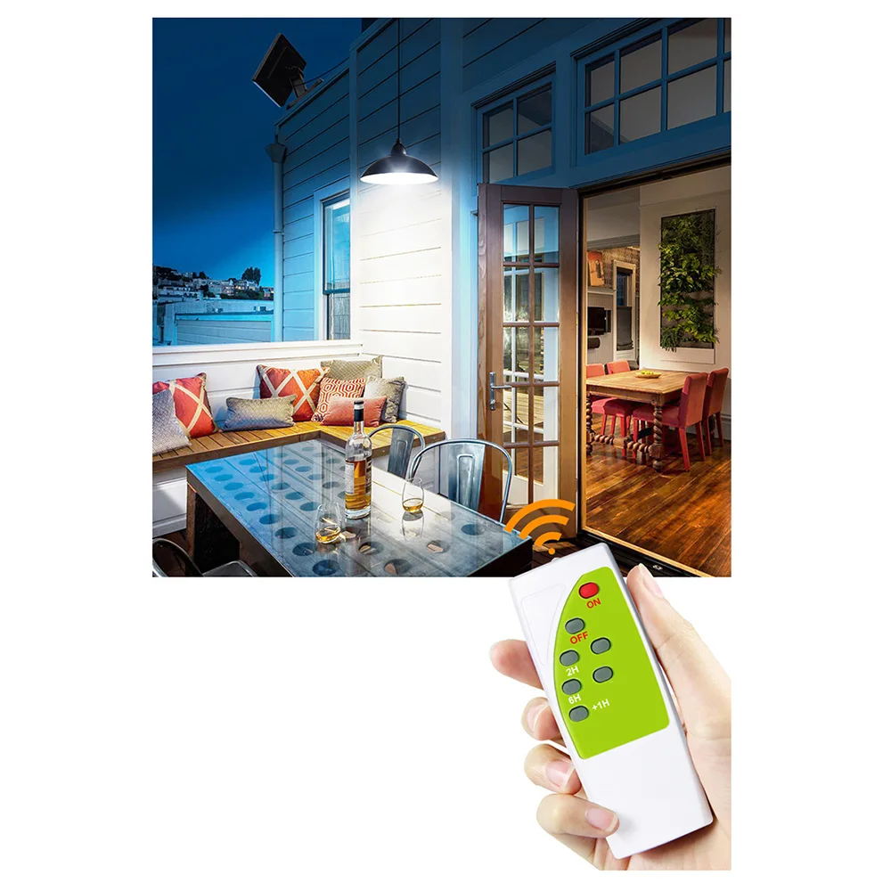 

3M Cord Hanging Light Outdoor Garden Yar Chandelier Solar Light Remote Control Retro Lampshade Solar LED Bulb