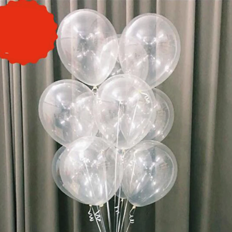 100 шт. прозрачные шары из латекса 12 дюймов|supplies party|supplies wedding |