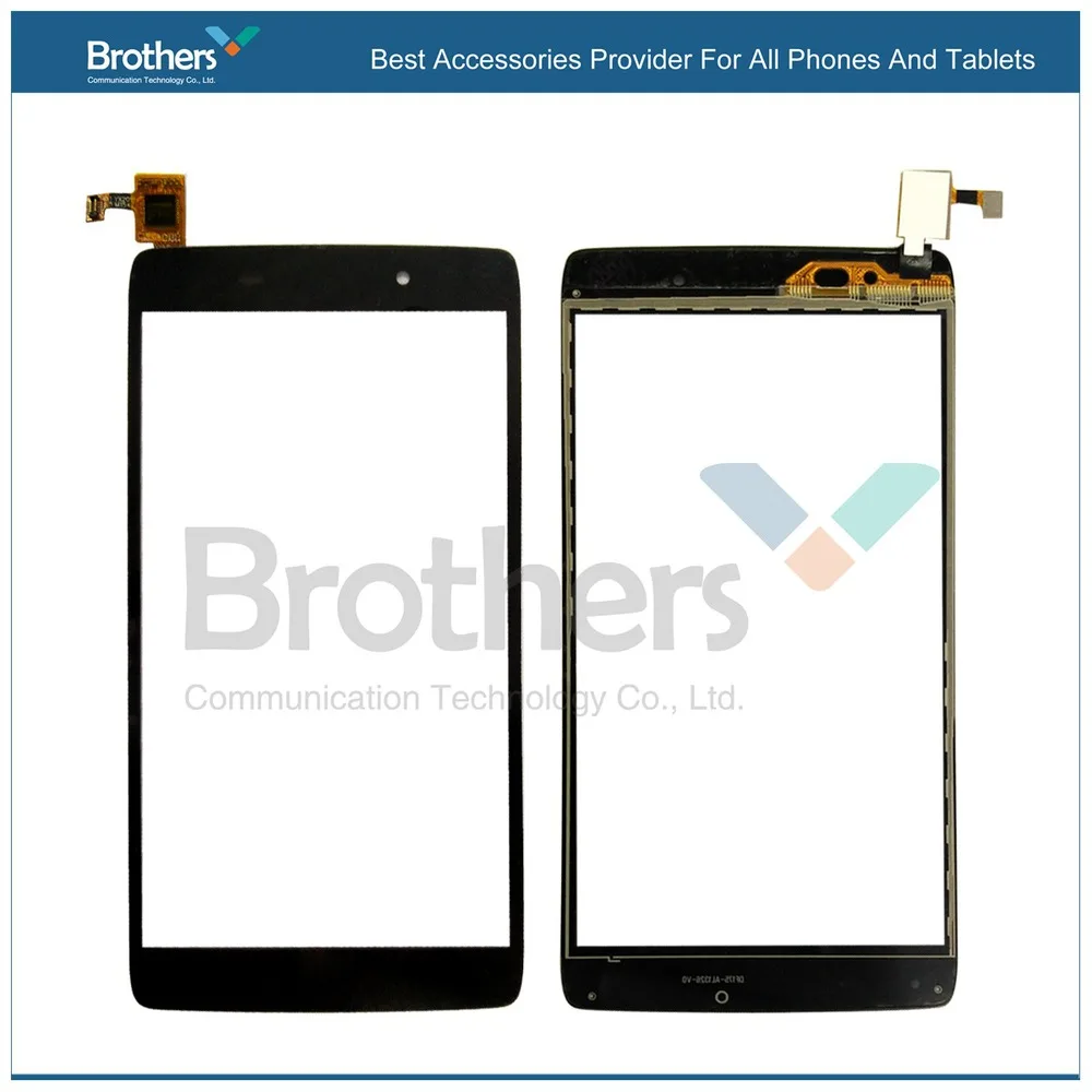 ALC0021 Original 4.7 Touch Screen Digitizer Glass Panel For Alcatel One Touch Idol 3 OT6039 6039 6039Y Black (2)