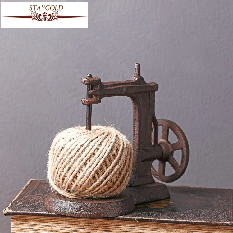 

Staygold Window Display Decoration Retro Roping Rope Metal Crafts Nostalgic Sewing Machine Vintage Home Decor