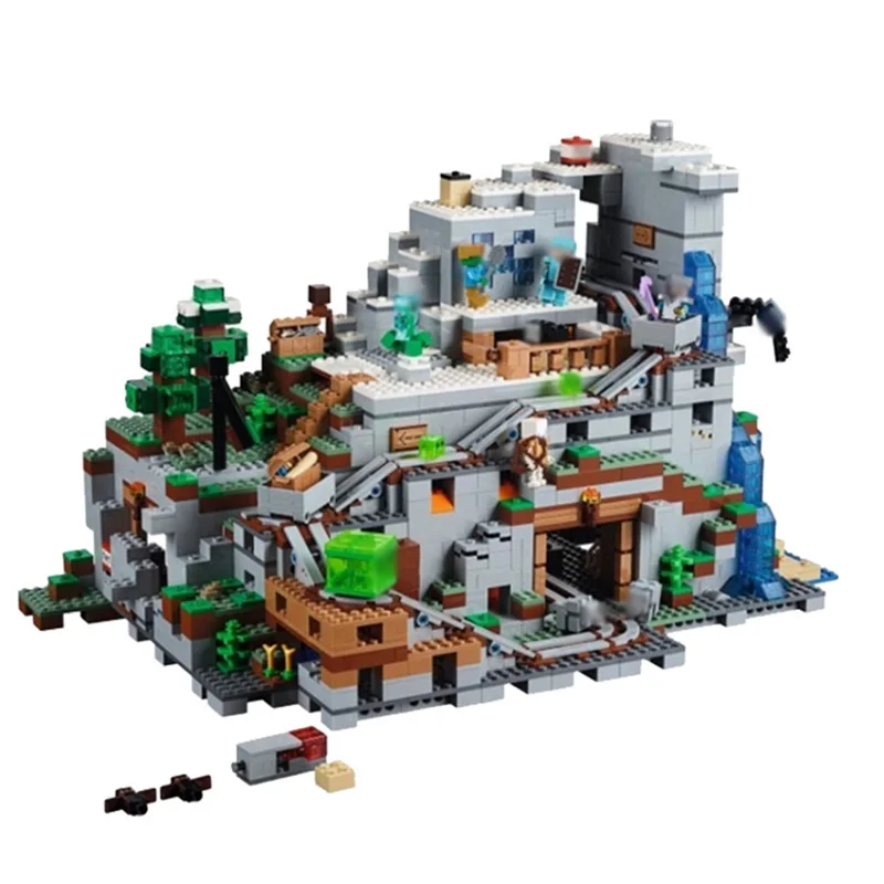 

Lepin 02102 989Pcs Genuine City Series LegoINGlys 60188 Mining Experts Website Set Building Blocks Bricks Funny Toys Model
